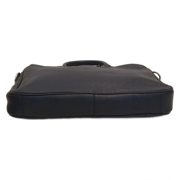 Auth COACH - F72974 Navy Leather Business Bag - Picture 4 of 9